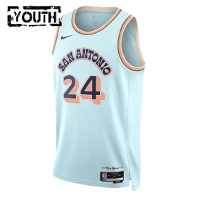 Dres San Antonio Spurs Devin Vassell Nike 2024-25 City Edition Plava Swingman - Dječji